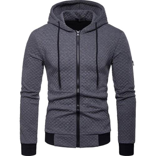 Mens Plaid Cotton Hoodie Sweatshirt Men Fashion Casual Zipper Hoodies Men Streetwear Cardigan Outwear худи толстовка anime