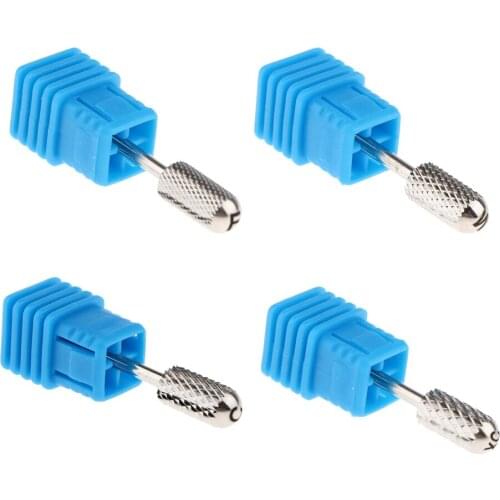 Portable Cuticle Clean Nail Drill Bits Set with Ceramic Nail Bits for Nail Drill False Nail Remove Drill Bits Kit