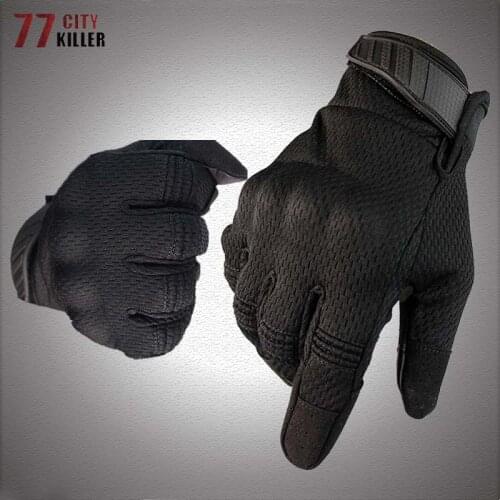 Tactical Gloves Men Outdoor Breathable Touchscreen Ridding Gloves Male Full Finger Paintball Airsoft Shooting Combat Mittens