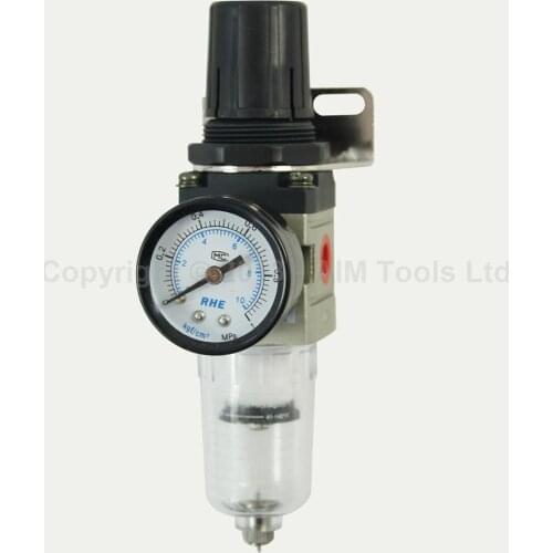 Air Compressor Filter Regulator. Water Moisture Trap For Pneumatic Tools AW2000-02