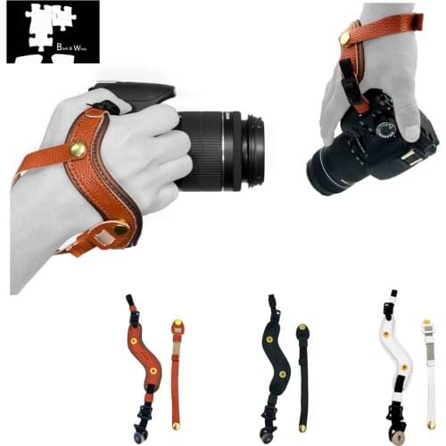 Camera Hand Grip Wrist Leather Strap for Fujifilm X-H1 X-T30 X-T20 X-T10 X-T3 X-T2 X-T1 Olympus PEN-F E-PL9 E-PL8 E-PL7 E-PL6