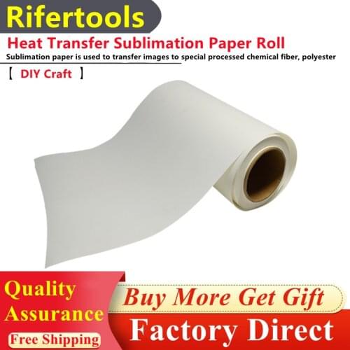 30cm x3M Roll Heat transfer Sublimation Printing Paper For Inkjet Printer Use Apply In Bag Clothes Ceramic DIY Heat Transferring