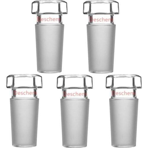 24/40,Glass Stopper,5 Pcs/Lot,Lab Bottle Plug,Laboratory Chemistry Glassware