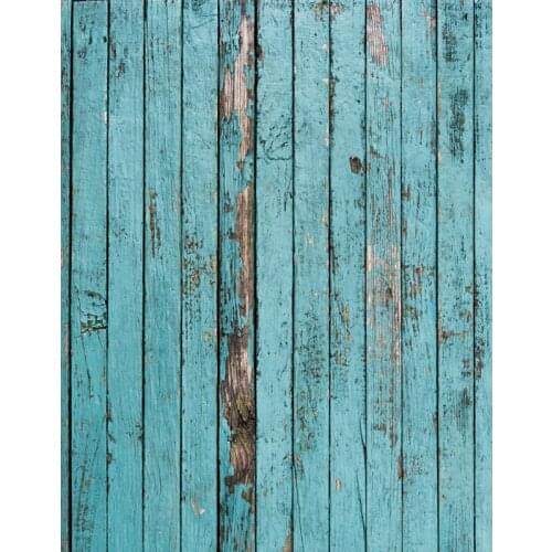 TR Newborn Baby Photo Backdrops Blue Wooden Wall Fond Studio Photo Wood Floor Studio Backdrops Photographic Children Backgrounds