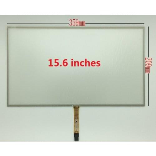 Win10 compatible 15.6-inch USB touch screen panel 359*209mm notebook LCD resistor 4-wire handwriting thickened industrial glass