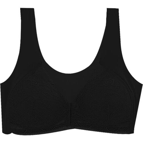 Women Adjustable Sports Bras Lingerie Seamless Push Up Comfortable Lace Brassiere Wireless Fitness Yoga Underwear Top