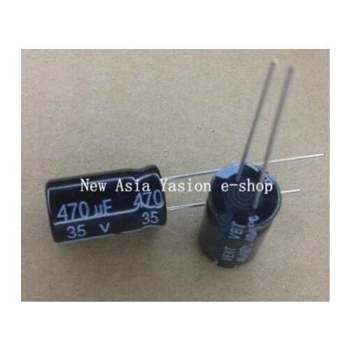 10 pcs 470UF 35V Electrolytic Capacitors 10X16mm