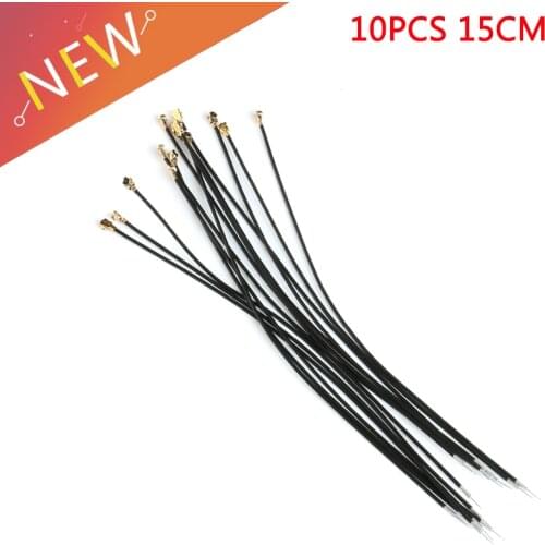 10pcs Jumper Cable IPEX Cord IPX Male Plug to u.fl / ipx Female Jack Terminal block Wire Connector 1.13 Cable 15cm