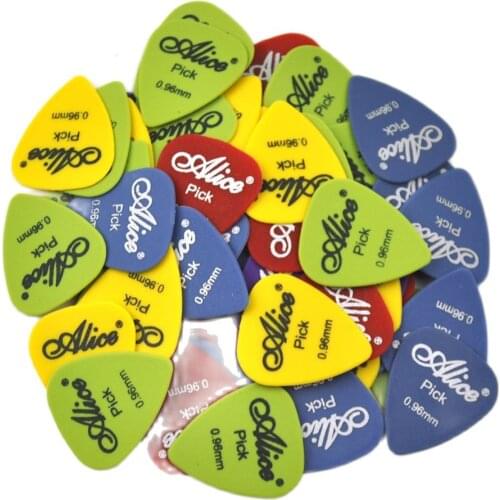 100pcs Heavy 0.96mm Alice Matte Nylon Guitar Picks Plectrums For Acoustic Guitar F