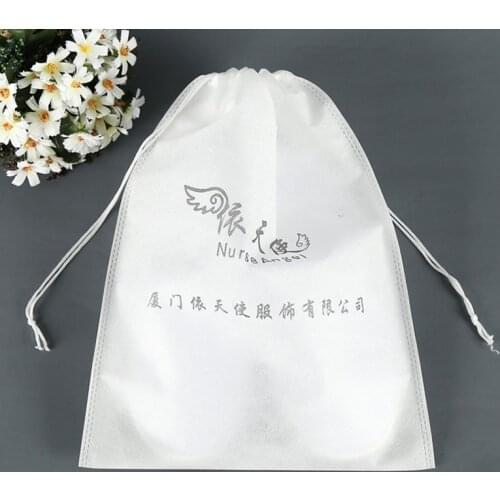 1000pieces/lot) custom drawstring dust bag with logo printed