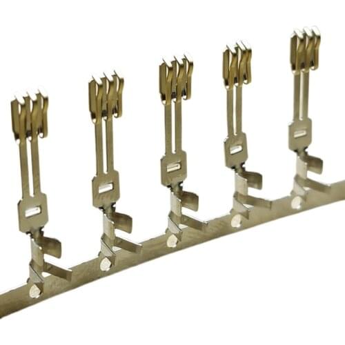 300PCS/1LOT Pin Type SATA Connector Terminals Double Layer Needle /Half Gold-Plated