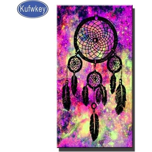 Fantasy Diamond Painting Dreamcatcher Diamond Embroidery Mosaic Feather Crystal Sale Full Square Round Rhinestone Gift Big Size