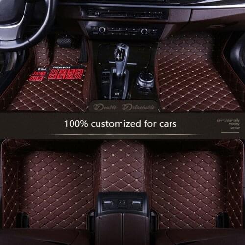 Car Floor Mats For Toyota RAV4 Rav 4 IV XA40 2018 2017 2016 2015 2014 2013 Auto Accessories Custom Waterproof Protect Carpets