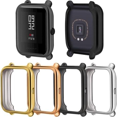 Case For Xiaomi Huami Amazfit Bip Youth Watch TPU Case Cover Shell Frame For Xiaomi Huami Amazfit