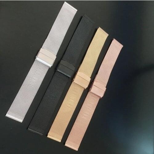 For Huawei GT/GT2 Watch Band B5 B3 Band Bracelet Universal 46mm/42mm Milanese Stainless Steel 16/18/20/22 mm Replacement Strap