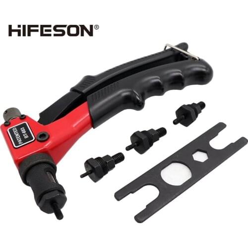 HIFESON Single Hand Rivet Nut Guns Insert threaded Mandrels Manual Riveters Nut Gun for Riveting Rivnut Tool M3 M4 M5 M6 Nuts