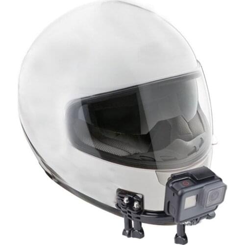 Helmet Chin Support Mount Short Curved Adapter For Gopro Hero 9 8 7 6 5 Xiaoyi SJcam EKEN Action Sports Camera Accessories F3529