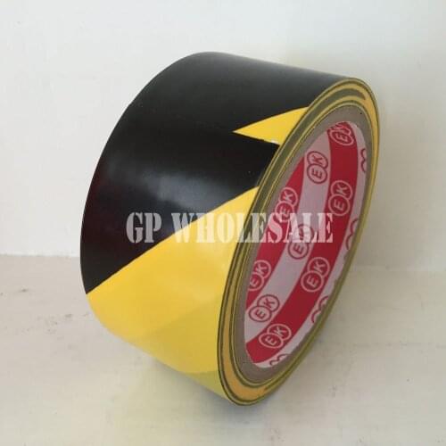 PVC floor tape clean shop line wide 150mm*18meters red/white, red, blue, yellow, white/green, yellow/black warning tape