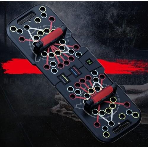 Multifunctional Counting Push Up Board Home Chest Muscle Exercise Training Indoor Electronic Fitness Support Push-up Rock Stands