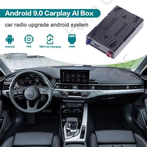 NEW Wireless Apple CarPlay AI Box Android Auto for Audi A4L Universal Car Android Multimedia Player Box Android 9.0 System