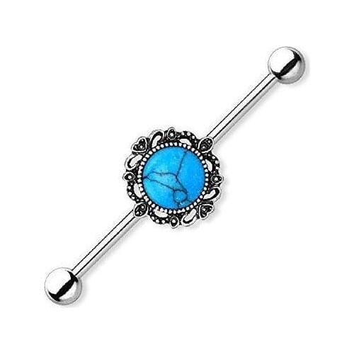 New arrival scaffold barbells surgical Stainless Steel big cross dangle industrial barbell piercing