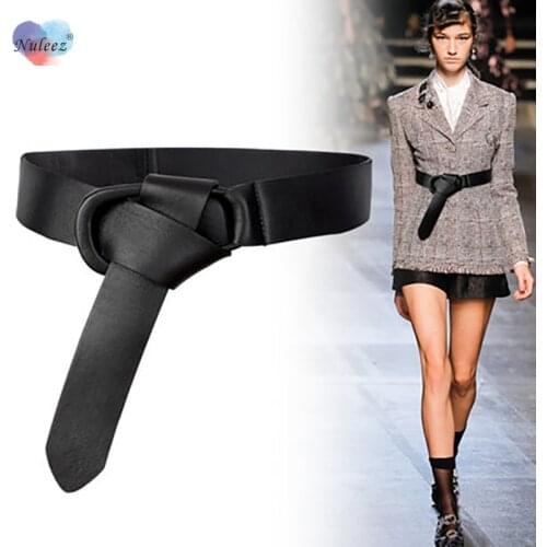 Nuleez belt women genuine leather cowhide fashion designed multi-use cummerbunds city ladies 2020 new collection