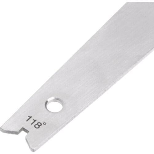 W3JA Bit Pattern Drill Template Gauge Welding Inspect Tool Weld Drill Bit Measurement