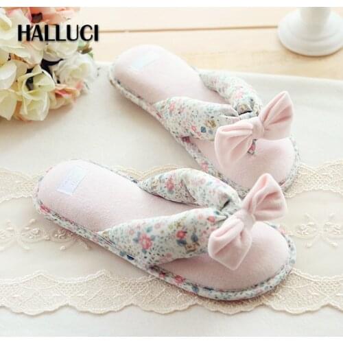 Summer fresh floral slippers shoes women casual home flip flops cozy sandals fresh ladies indoor bedroom slippers shoes women
