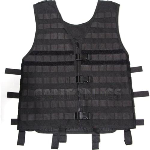 Tactical MOLLE Modular Utility Vest With Breathable Mesh Adjustable Outdoor Molle Vest For CS Wargame Hunting Gear