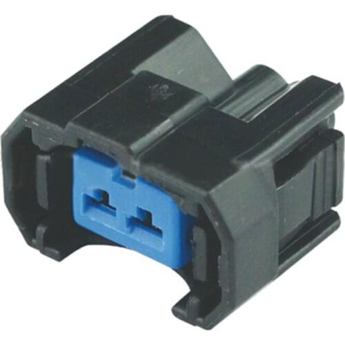 5/10/20/50/100sets Denso Top Slot To 2 Pin female EV6 Fuel injector wiring connector for ford chrysler 6189-0553