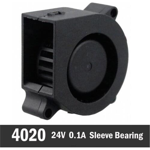 500PCS Gdstime 24V 40mm Blower Fan 3D Printer Accessories Cooler Fan Turbo Fans Blower Cooling Fan 4020 40mm x 40mm x 20mm