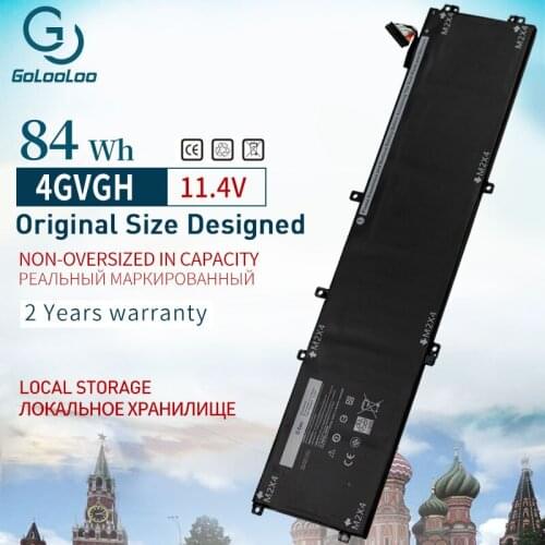 Golooloo 84WH 11.4V 4GVGH New Laptop Battery For DELL Precision 5510 XPS 15 9550 series 1P6KD T453X