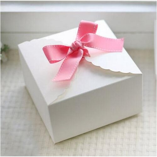 White Lace Pattern Cardboard Box ,Gift Box,wedding candy box,Party cake favor box 50pcs/lot