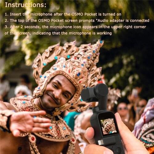 Type-C Clip-on Digital Lavalier Microphones Radio for DJI OSMO Pocket Vlog Film Video Recording Spare Parts