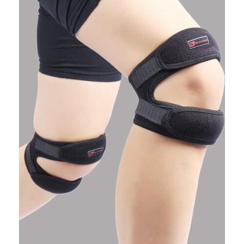 Double Strap Knee Support Patella Tendon Brace Stabilizer Relieve Pain Belt Sports Protection Knee Pressure Tape