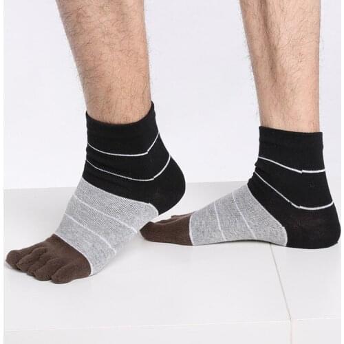 1 pair Breathable Unisex Men Women Socks Sports For Five 5 Finger Toe Shoes Cotton Ankle Hosiery socks men