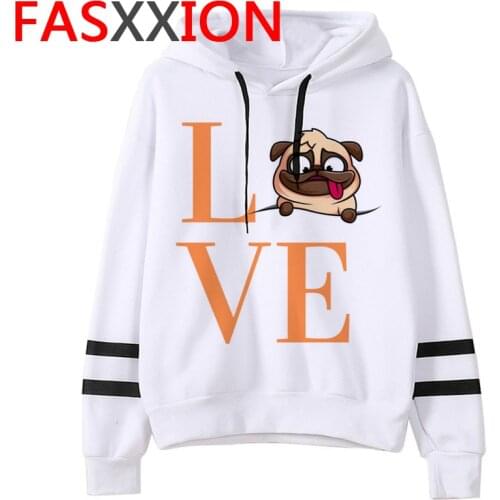 French Bulldog hoodies female printed Korea Oversized hip hop female hoddies pullover y2k aesthetic