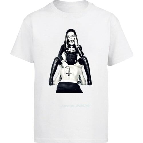 Funny T-Shirt Naughty Nun Anti Christ Crowley Pablo Dopes Tshirt Unisex T Shirt Men Tees Harajuku mens clothing