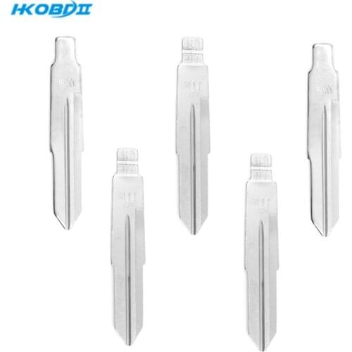 HKOBDII #85 for Chery M11 Metal Blank Uncut Flip KD Remote Key Blade