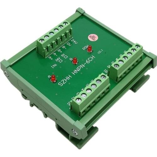 HNPN-6CH pulse distributor 1 group in 6 group out A set of signals drives multiple servos or steps simultaneously