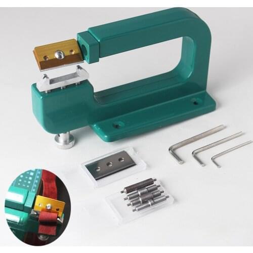 Leather Craft Edge Skiving Tool Aluminum Leather Splitter Paring Peeler Machine, Leather Cutting Tools DIY
