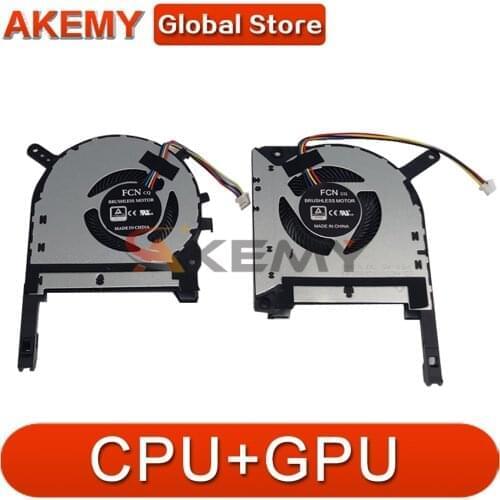 Gpu cpu cooling fans for asus tuf gaming a15 fa506 iv fa506iu fa506ih fx506 iu fx506lh radiator replacement parts