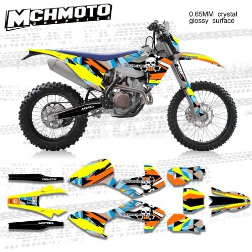 MCHMFG Motorcycle Team Graphic Decal & Sticker Kit DECO For Husqvarna TE FE TX 2017 - 2019 TC FC TX 2016 2018 125 150 200 250 35