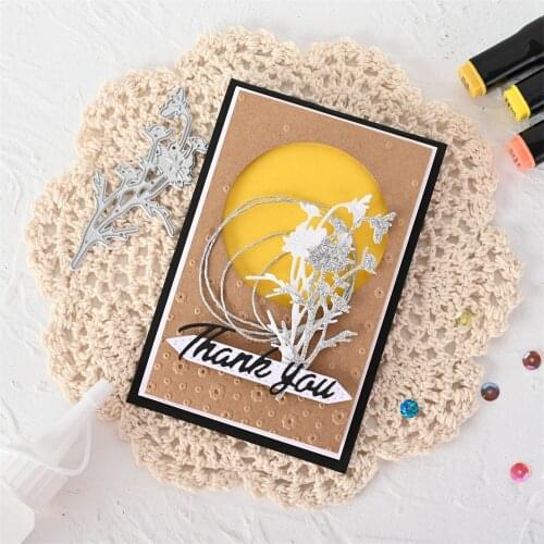 InLoveArts Branches Leaves Metal Cutting Dies Stencil For DIY Scrapbooking Paper Card Making Embossing Craft Dies Cut New 2021