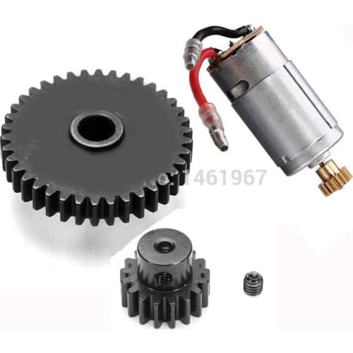 Upgrade!!! Wltoys A949-24 Metal Reduction Gear + 390 motor + gear for Wltoys A949 A959 A969 A979 K929 1/18 Rc Car Part