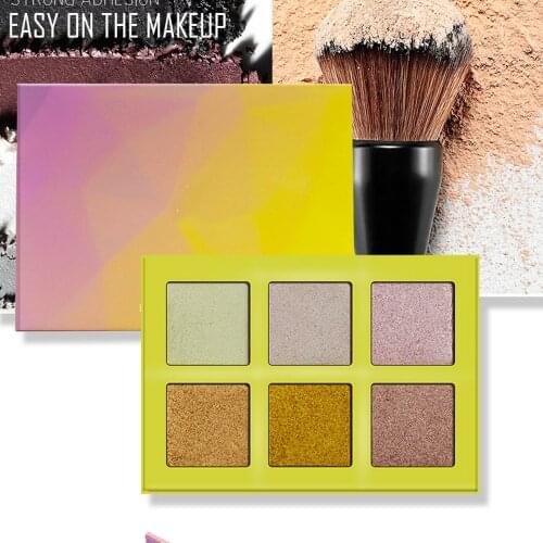 Highlighter palette heart-shaped palette waterproof shimmer glow illuminator bronze face Private Label Makeup Kit