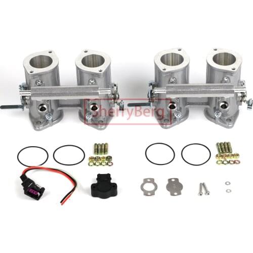SherryBerg pair (2 pcs ) 40dcoe 40 dcoe 40mm Twin Throttle Body Injection + TPS + fuel rail Weber/Dellorto/Solex DCOE/DHLA
