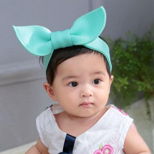 Adjustable Hairbands Hair Accessories Cute Rabbit Ears Baby Hair Band Cartoon Headwraps Headband Multicolor Choice Girls HB180