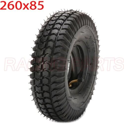 260x85 Tire and Inner Tube 3.00-4(10"x3", 260*85) For Knobby Scooter ATV and Go Kart Tire and Tube Motor Tire