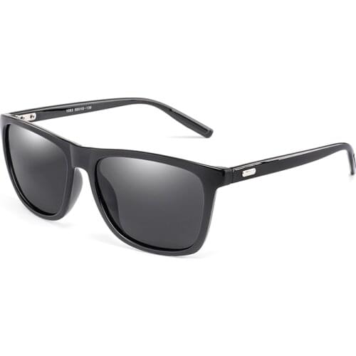 Polarized sunglasses Unisex Square Vintage Sun Glasses Famous Brand Sunglases polaroid Sunglasses retro Feminino For Women Men